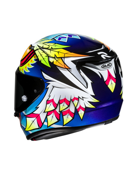 HJC RPHA 12 SPASSO/MC3H SPORTINIS/UŽDARAS MOTO ŠALMAS