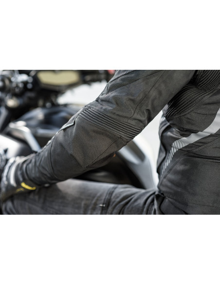 SHIMA MESH PRO BLACK SUMMER MOTO JACKET