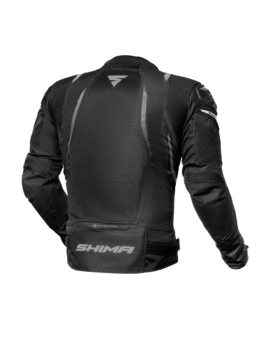SHIMA MESH PRO BLACK SUMMER MOTO JACKET