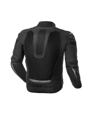 SHIMA PISTON BLACK MOTO JACKET