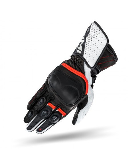 SHIMA ST-3 WHITE/RED MOTO PIRŠTINĖS