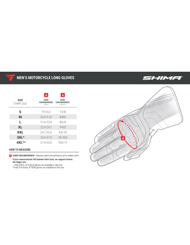 SHIMA МОТОПЕРЧАТКИ STR-2 VENT BLACK