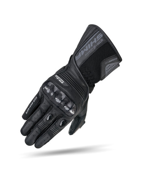 SHIMA STR-2 VENT BLACK MOTO GLOVES