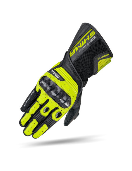 SHIMA STR-2 VENT FLUO YELLOW MOTO GLOVES