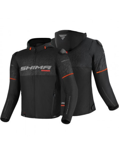 SHIMA МУЖСКАЯ МОТОКУРТКА DRIFT + BLACK