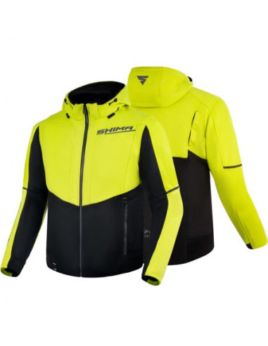SHIMA DAYBREAKER YELLOW MOTO JACKET