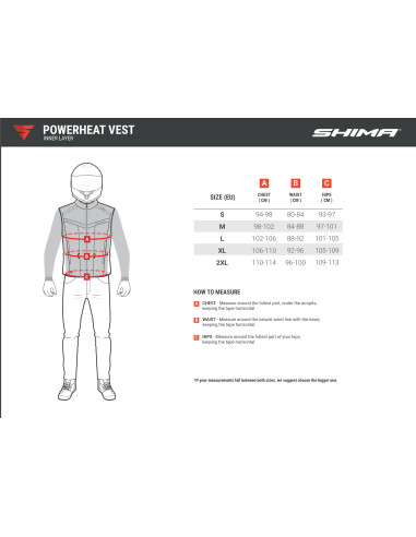 SHIMA ЖИЛЕТ POWERHEAT
