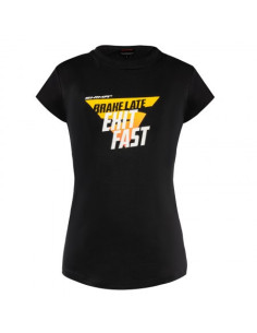SHIMA T-SHIRT FASTER LADY BLACK WOMEN'S T-SHIRT
