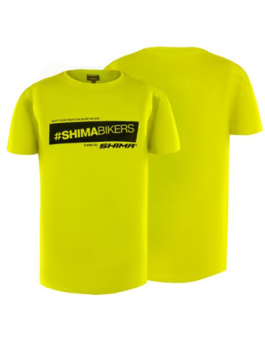 SHIMA T-SHIRT FASTER YELLOW MARŠKINĖLIAI