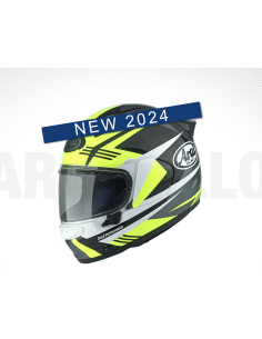 ARAI QUANTIC MARK YELLOW SPORTINIS/UŽDARAS MOTO ŠALMAS