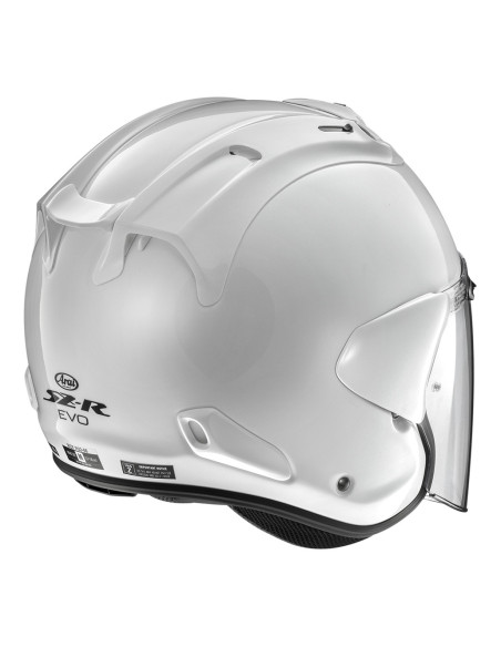ARAI SZ-R EVO DIAMOND WHITE ATVIRAS MOTO ŠALMAS