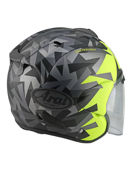 ARAI SZ-R EVO MIMESIS YELLOW ATVIRAS MOTO ŠALMAS