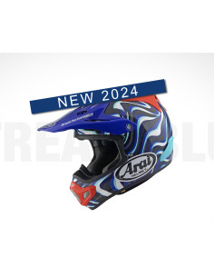 ARAI MX-V EVO STREAM BLUE KROSINIS MOTO ŠALMAS