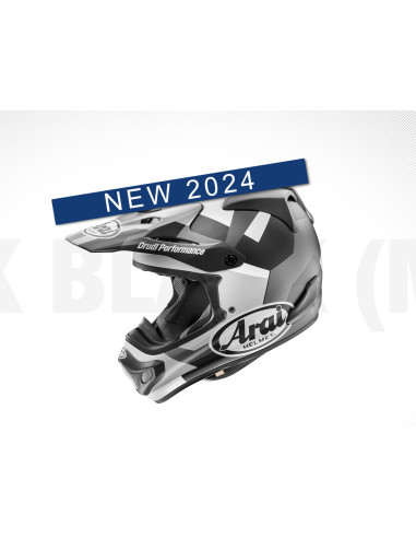 ARAI MX-V EVO BLOCK BLACK KROSINIS MOTO ŠALMAS