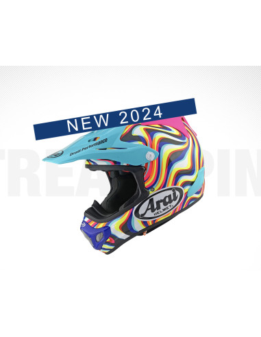 ARAI MX-V EVO STREAM PINK KROSINIS MOTO ŠALMAS