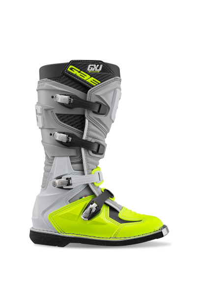 GAERNE GXJ GREY/YELLOW FLUO CROSS/ENDURO MOTO BOOTS