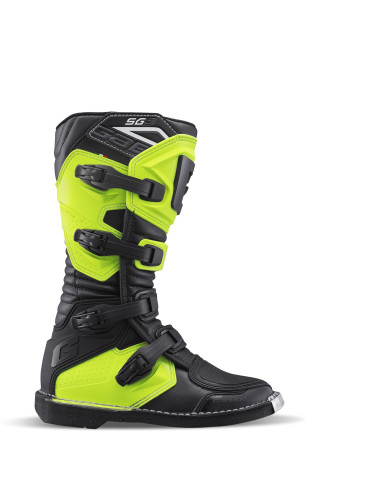 GAERNE SGJ BLACK/YELLOW FLUO KROSINIAI/ENDURO MOTO BATAI