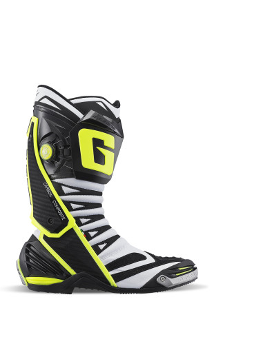 GAERNE GP-1 EVO WHITE/BLACK/YELLOW MOTO BATAI