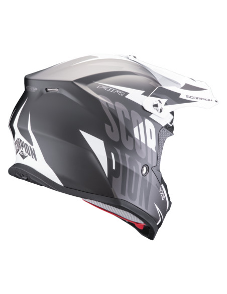 SCORPION VX-16 EVO AIR SLANTER BLUE/ORANGE KROSINIS MOTO ŠALMAS