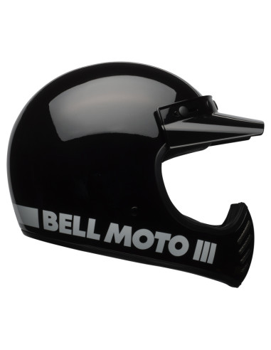 BELL MOTO3 CLASSIC BLACK KROSINIS MOTO ŠALMAS