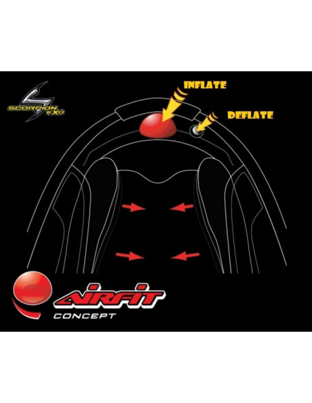 SCORPION VX-22 AIR BLACK KROSINIS MOTO ŠALMAS