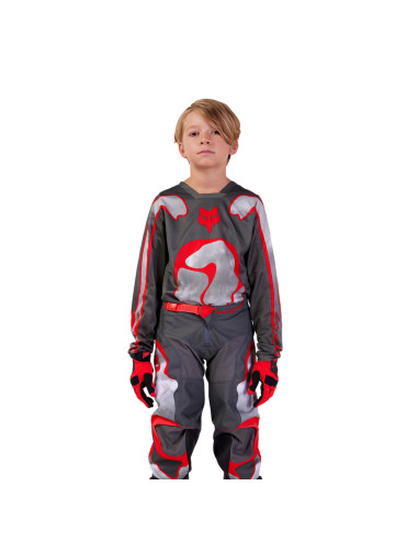 FOX YOUTH 180 ATLAS GREY KROSINĖS MOTO KELNĖS