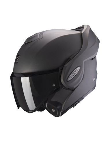 SCORPION EXO-TECH EVO MATT ANTHRACITE FLIP-UP MOTORCYCLE HELMET