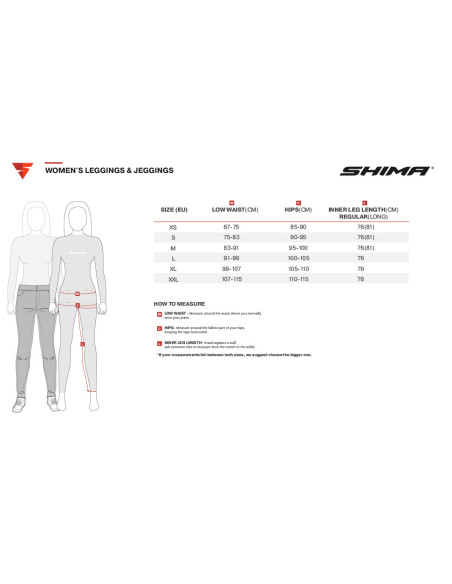 SHIMA WOMENS NOX 2.0 LEGGINS MOTO KELNĖS
