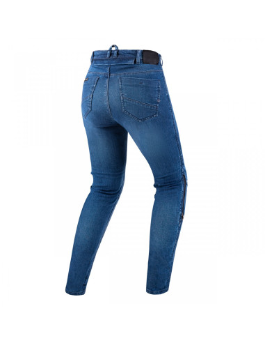 SHIMA METRO BLUE WOMEN'S MOTO JEANS