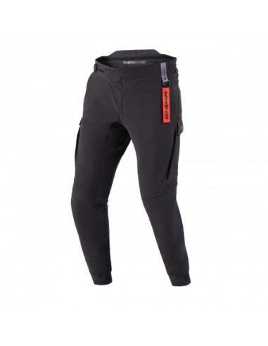 SHIMA AKIRA BLACK MOTO TROUSERS