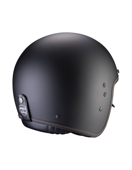 SCORPION BELFAST EVO MATT BLACK ATVIRAS MOTO ŠALMAS