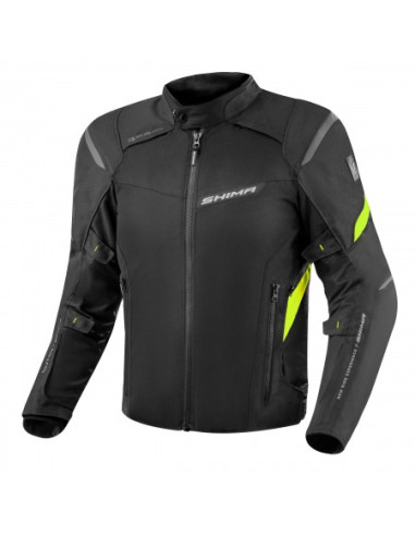 SHIMA ТЕКСТИЛЬНАЯ МОТОКУРТКА RUSH 2.0 FLUOR YELLOW