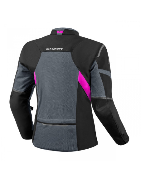SHIMA RUSH 2.0 VENT GREY TEKSTILINĖ MOTERIŠKA MOTO STRIUKĖ