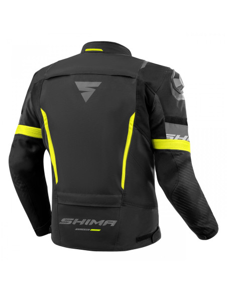 SHIMA ТЕКСТИЛЬНАЯ МОТОКУРТКА SOLID PRO 2.0 FLUOR YELLOW