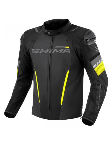 SHIMA SOLID PRO 2.0 FLUOR YELLOW TEKSTILINĖ MOTO STRIUKĖ