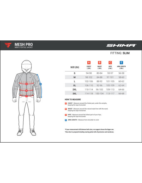 SHIMA MESH PRO BLACK/WHITE/RED VASARINĖ MOTO STRIUKĖ