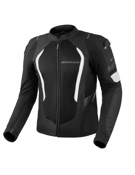 SHIMA ЛЕТНЯЯ МОТОКУРТКА MESH PRO 2.0 BLACK/WHITE