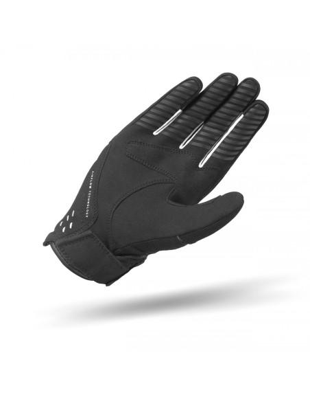 SHIMA ONE EVO BLACK/WHITE MOTO GLOVES