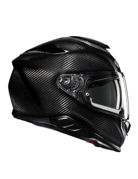 HJC RPHA 71 CARBON BLACK SPORTINIS/UŽDARAS MOTO ŠALMAS