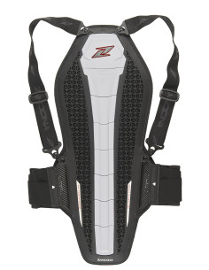 ZANDONA HYBRID BACK PRO WHITE BACK MOTO PROTECTION