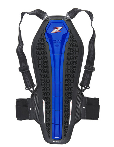 ZANDONA HYBRID BACK PRO BLUE NUGAROS MOTO APSAUGA