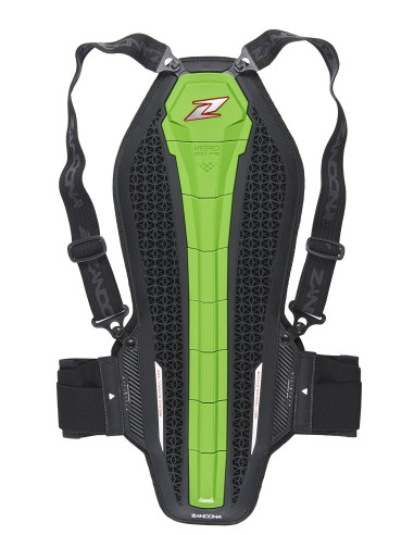 ZANDONA HYBRID BACK PRO GREEN BACK MOTO PROTECTION