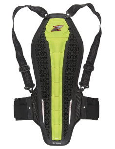 ZANDONA HYBRID BACK PRO YELLOW BACK MOTO PROTECTOR