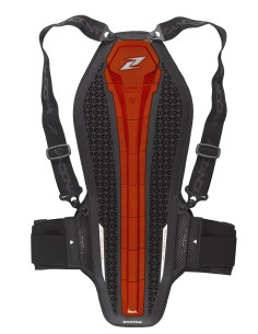 ZANDONA HYBRID BACK PRO RED NUGAROS MOTO APSAUGA