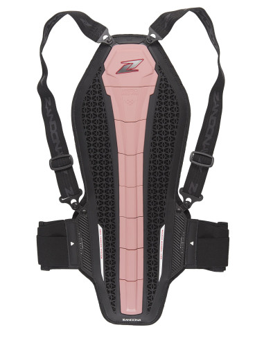 ZANDONA HYBRID BACK PRO PINK NUGAROS MOTO APSAUGA