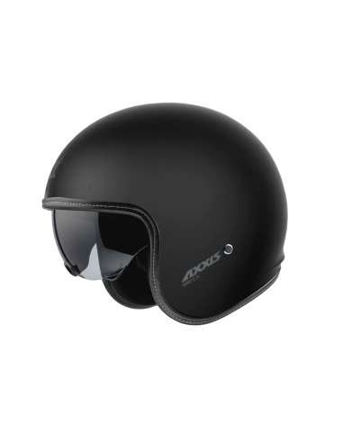 AXXIS ОТКРЫТЫЙ МОТОШЛЕМ JET HORNET MATT BLACK