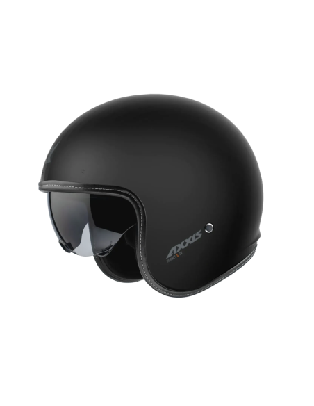 AXXIS ОТКРЫТЫЙ МОТОШЛЕМ JET HORNET MATT BLACK