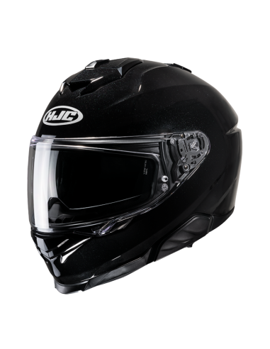 HJC i71 METAL BLACK SPORTINIS/UŽDARAS MOTO ŠALMAS