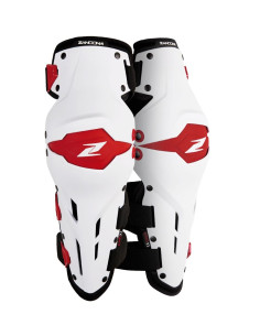 ZANDONA X-TREME WHITE/RED KNEE PROTECTION