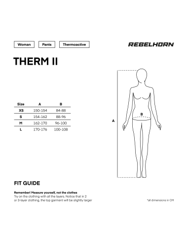 REBELHORN FREEZE II BODY WOMEN'S THERMAL T-SHIRT